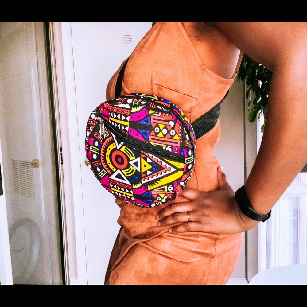 UCHE Aztec Waistbag Belt Bag Circle Fanny Pack